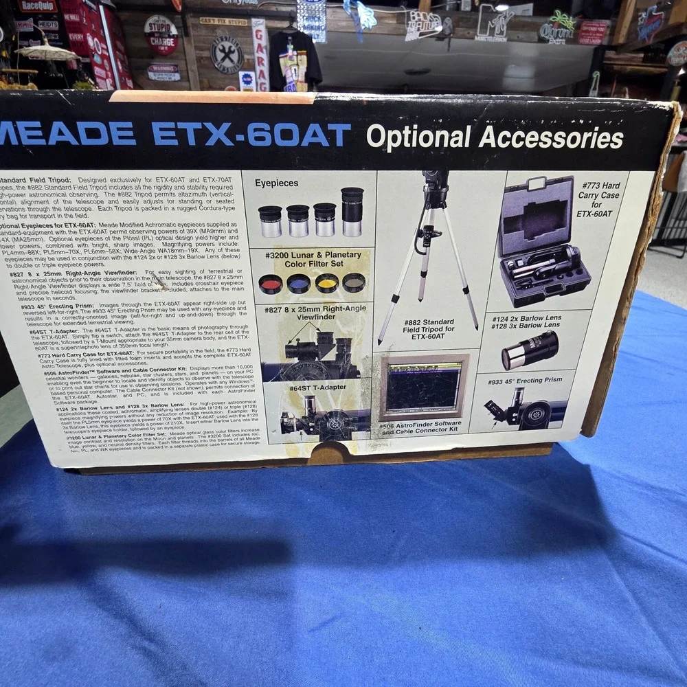 Meade ETX-60AT Digital Telescope Autostar Computer Controller 60mm Refractor